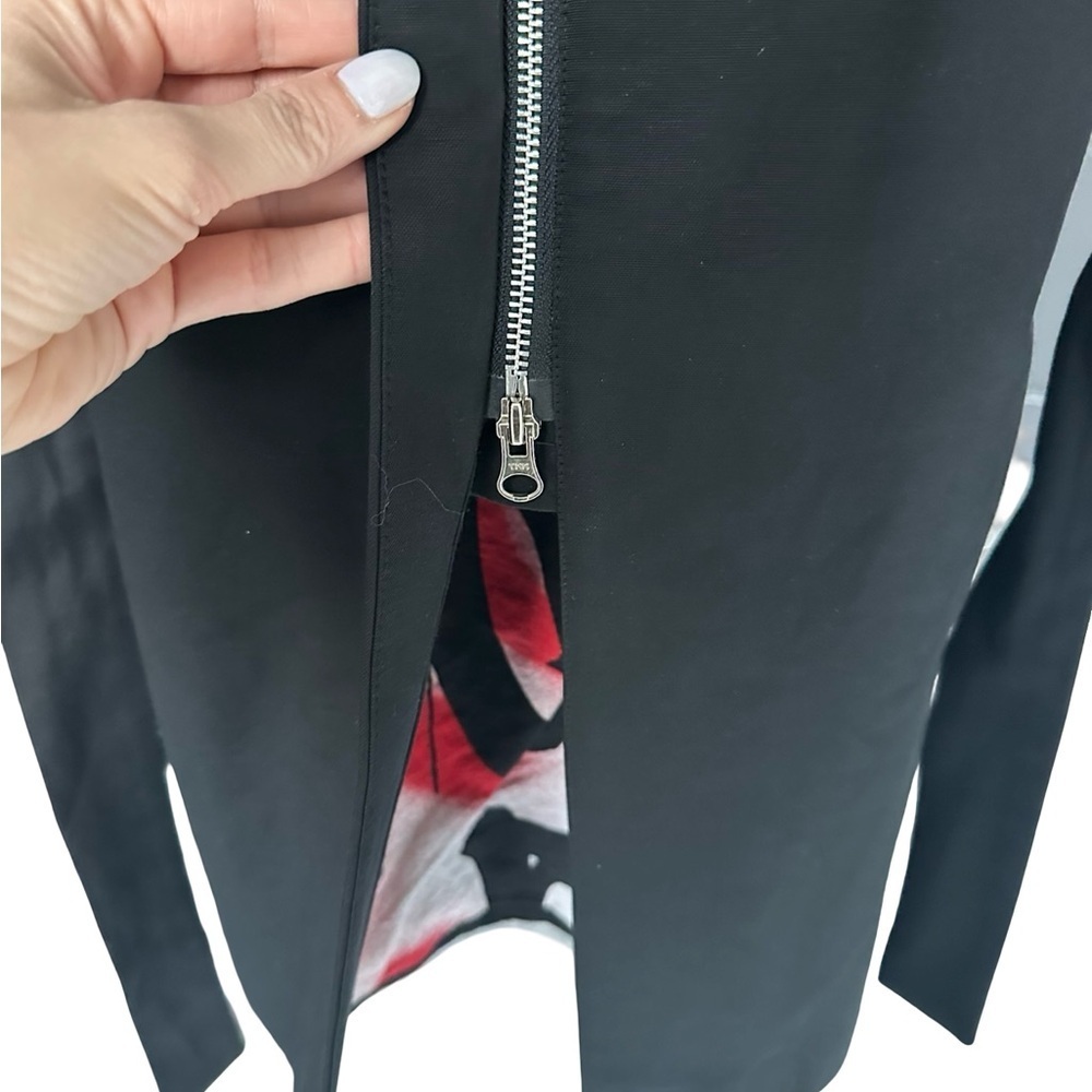 Club Monaco Black Belted Coat - Picture 10 of 12